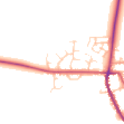 Daytime road noise heatmap for OX15 0QW