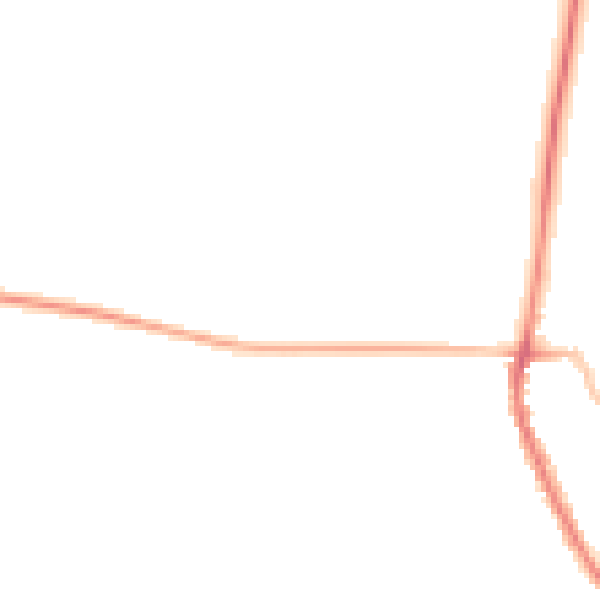 Night-time road noise heatmap for OX15 0QW