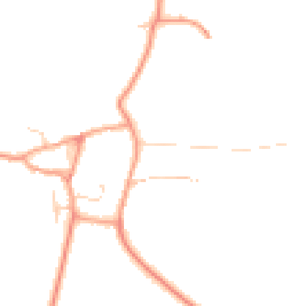 Daytime road noise heatmap for OX15 0RG