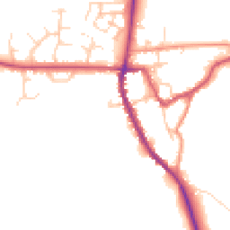Daytime road noise heatmap for OX15 0SN