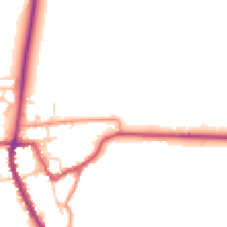 Daytime road noise heatmap for OX15 0TH