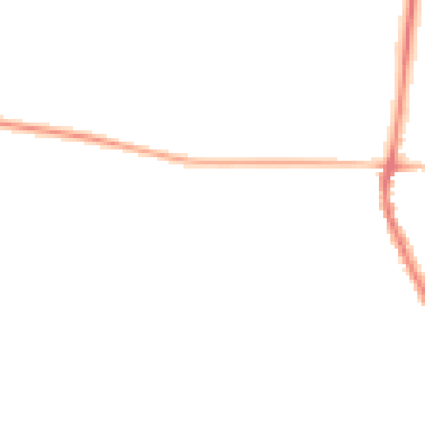 Night-time road noise heatmap for OX15 0UN