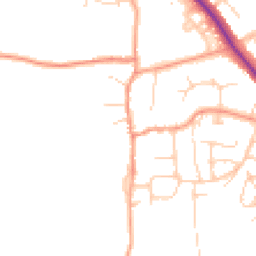 Daytime road noise heatmap for OX15 4BZ