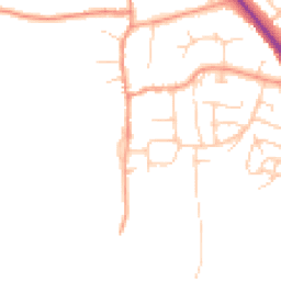 Daytime road noise heatmap for OX15 4DU