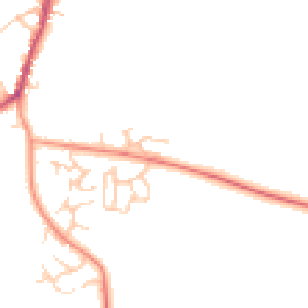Daytime road noise heatmap for OX15 4FS