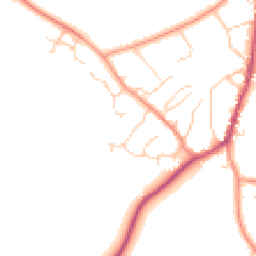 Daytime road noise heatmap for OX15 4HY