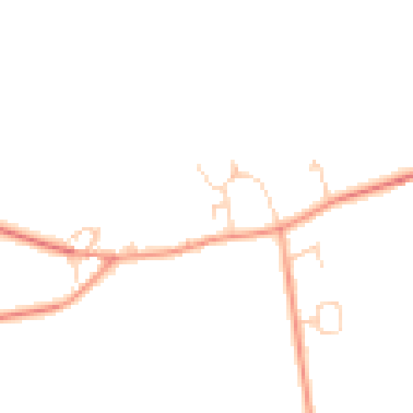 Daytime road noise heatmap for OX15 4SB