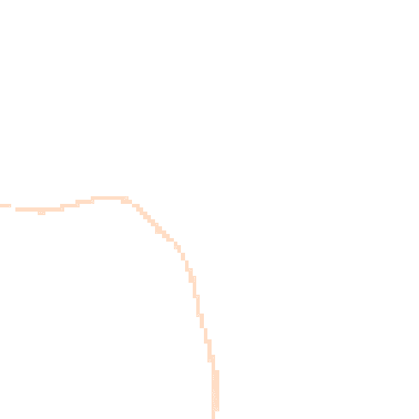 Night-time road noise heatmap for OX15 5AZ