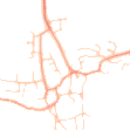 Daytime road noise heatmap for OX15 5JX