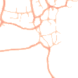 Daytime road noise heatmap for OX15 5PW