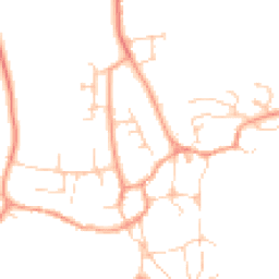 Daytime road noise heatmap for OX15 5QQ