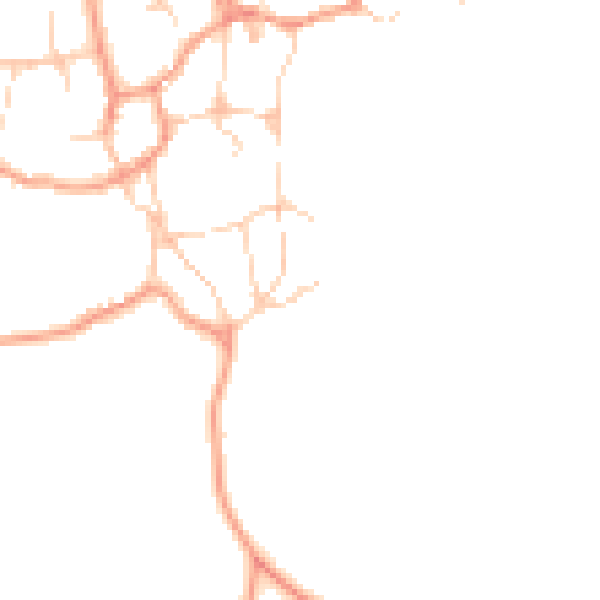 Daytime road noise heatmap for OX15 5UA