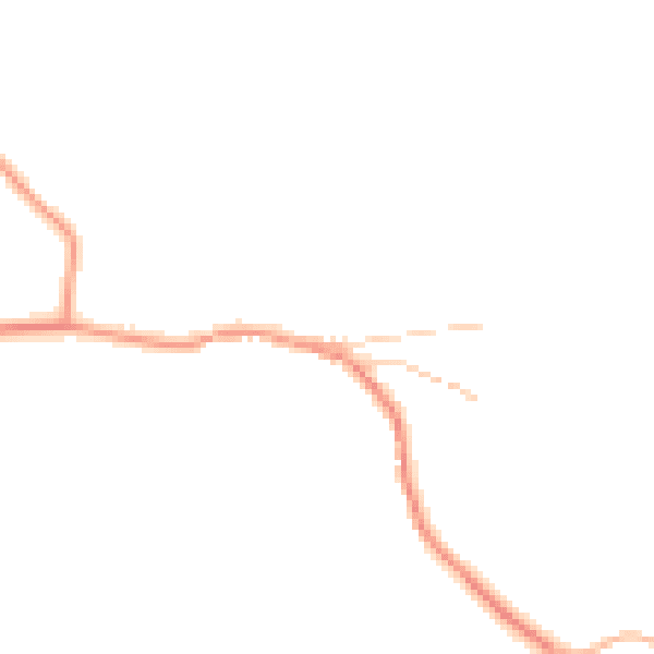Daytime road noise heatmap for OX15 6AF