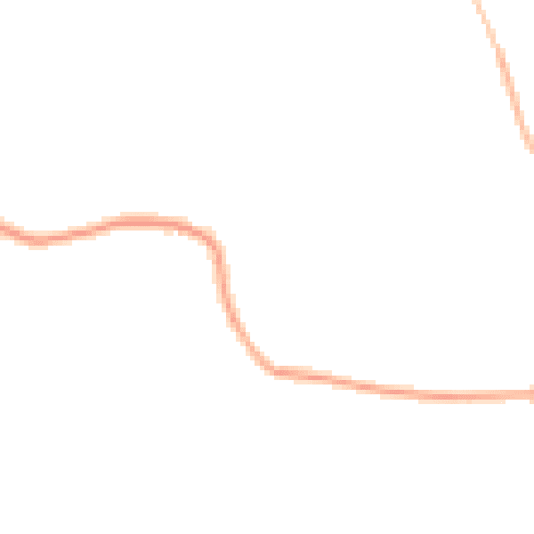 Night-time road noise heatmap for OX15 6EL