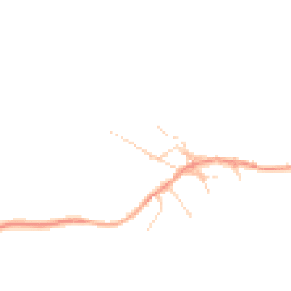 Daytime road noise heatmap for OX15 6NF