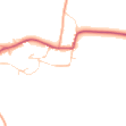 Daytime road noise heatmap for OX15 6QF