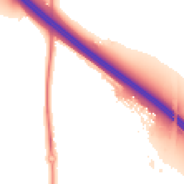 Night-time road noise heatmap for OX16 2DT