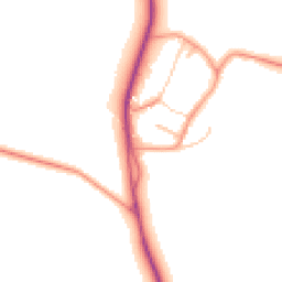 Daytime road noise heatmap for OX17 1DA
