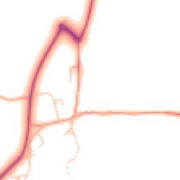 Daytime road noise heatmap for OX17 1FL