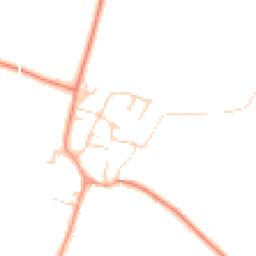 Daytime road noise heatmap for OX17 1NY
