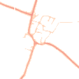 Daytime road noise heatmap for OX17 1PJ