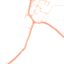 Daytime road noise heatmap for OX17 1PS