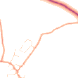 Daytime road noise heatmap for OX17 2DL