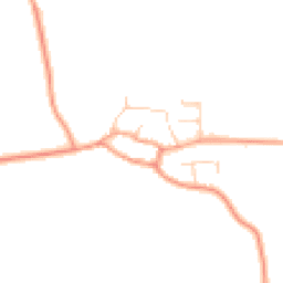 Daytime road noise heatmap for OX17 2JW