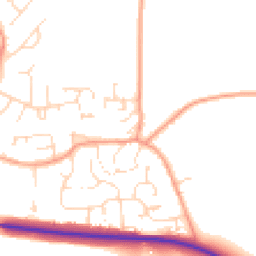 Daytime road noise heatmap for OX17 2LA
