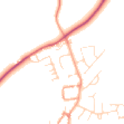 Daytime road noise heatmap for OX17 2QZ