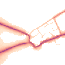 Daytime road noise heatmap for OX17 3AD