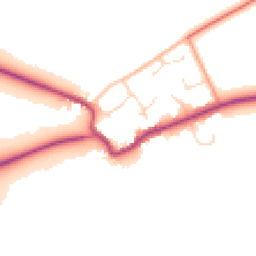 Daytime road noise heatmap for OX17 3BL