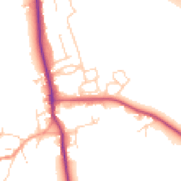 Daytime road noise heatmap for OX17 3LD