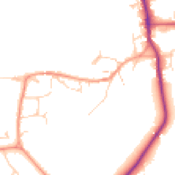 Daytime road noise heatmap for OX17 3LN