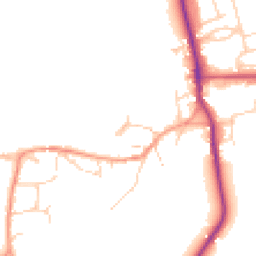 Daytime road noise heatmap for OX17 3LZ