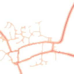 Daytime road noise heatmap for OX17 3QD