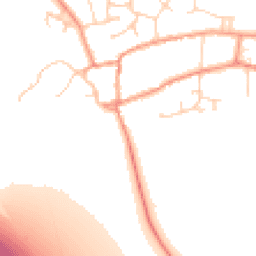 Daytime road noise heatmap for OX17 3RG