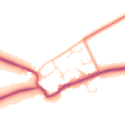 Daytime road noise heatmap for OX17 3SB