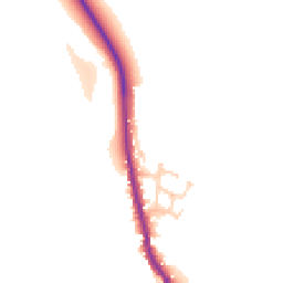 Daytime road noise heatmap for OX20 1AB