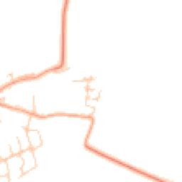Daytime road noise heatmap for OX20 1DD