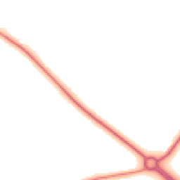 Night-time road noise heatmap for OX20 1GE