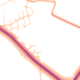 Daytime road noise heatmap for OX20 1GH
