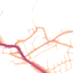 Daytime road noise heatmap for OX20 1JT