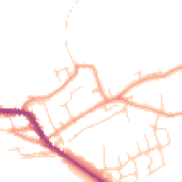 Daytime road noise heatmap for OX20 1LG