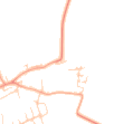 Daytime road noise heatmap for OX20 1LT
