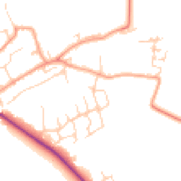 Daytime road noise heatmap for OX20 1PF