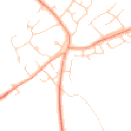 Daytime road noise heatmap for OX25 2AG