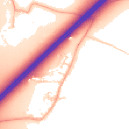 Daytime road noise heatmap for OX25 2PG