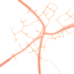 Daytime road noise heatmap for OX25 2RG