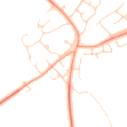 Daytime road noise heatmap for OX25 2RS